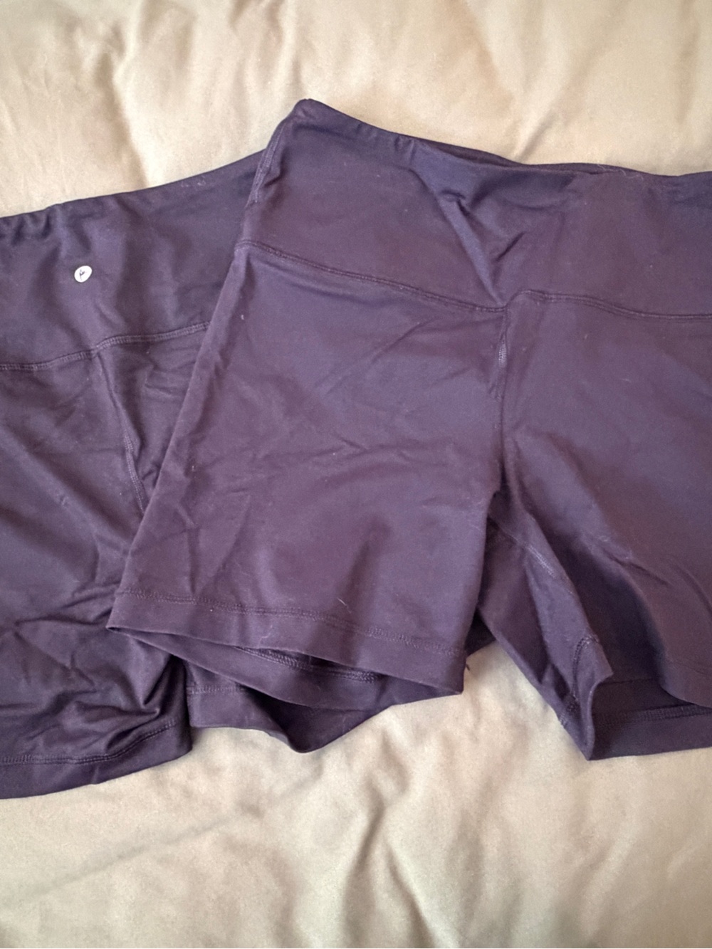 Women’s Black Athletic Bike Shorts - 2 pairs